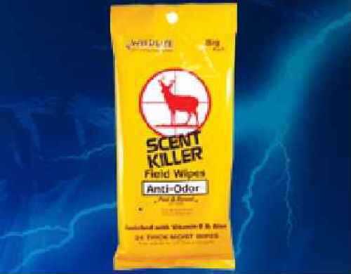 Wildlife Research Scent Killer Field Wipes 24/Pk 595